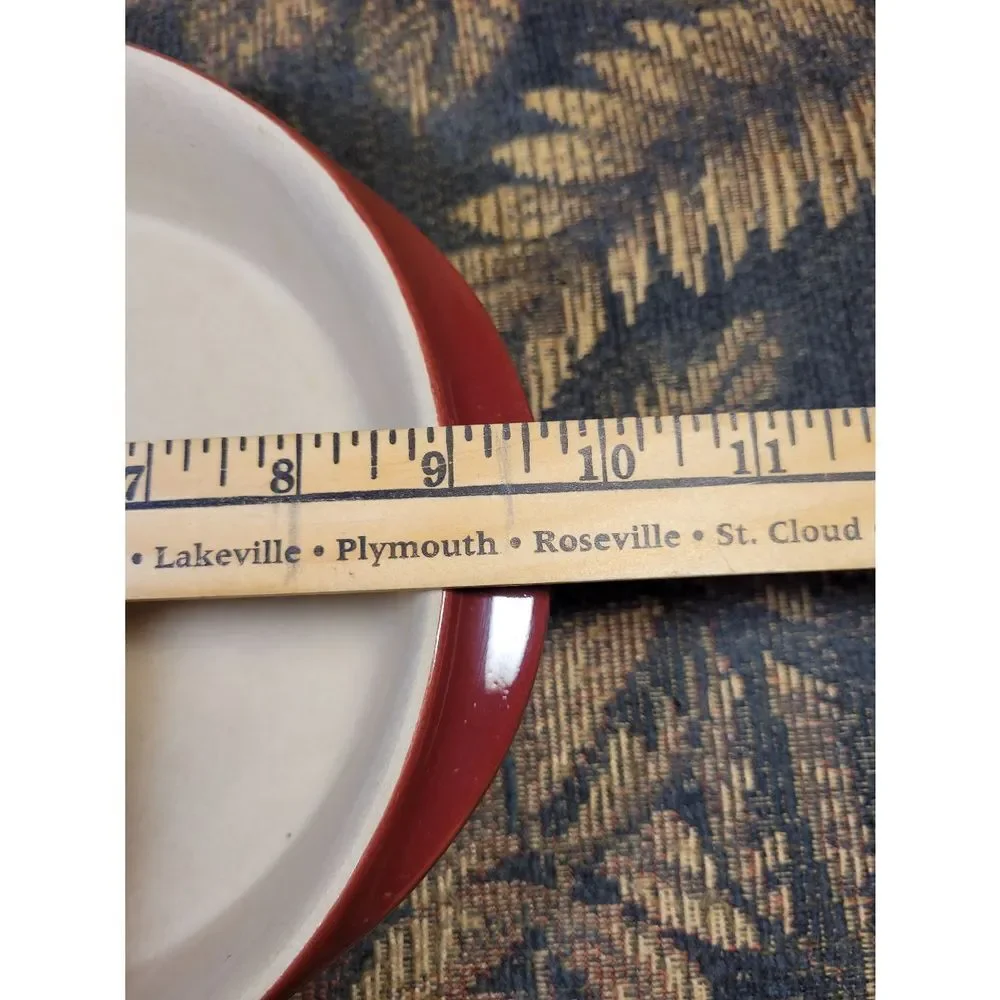 Pampered Chef Cranberry Deep Dish Stoneware Baker 061104